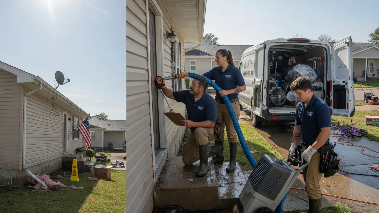 Ceiling Water Damage Restoration in Bloomer, WI near me